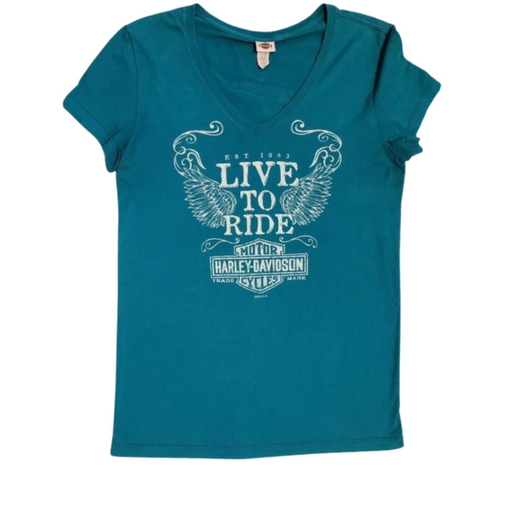 Harley-Davidson capped sleeve tee